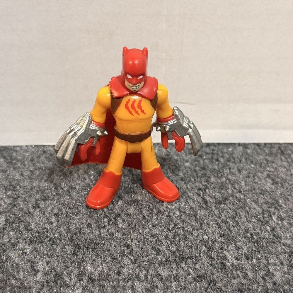Imaginext DC Comics Catman Action Figure Red Cape Claws 3" Loose Toy Villain